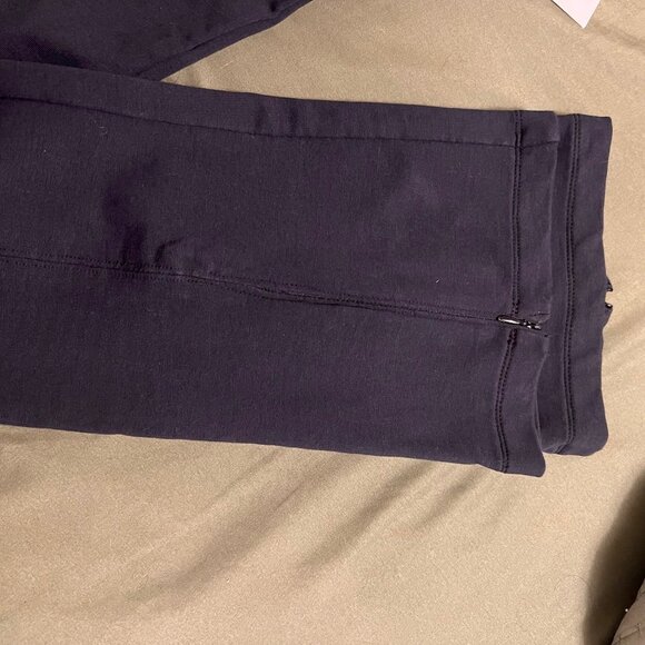 Anthropologie Black yoga pants with zippers size XS - Picture 9 of 10